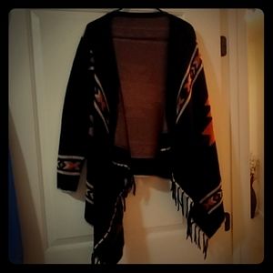 Womens western shawl